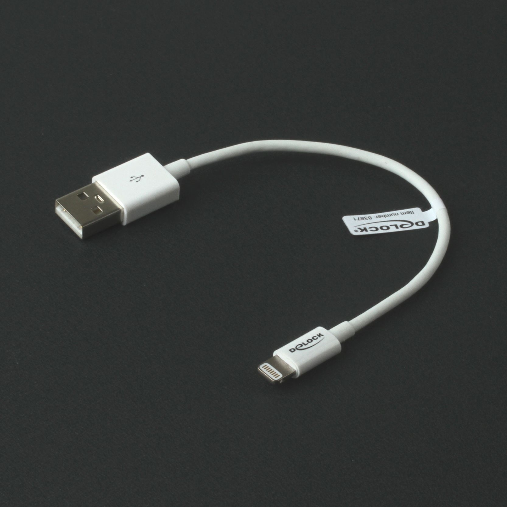 Charge & Sync cable for iPhone (for Apple Lightning port) 15cm