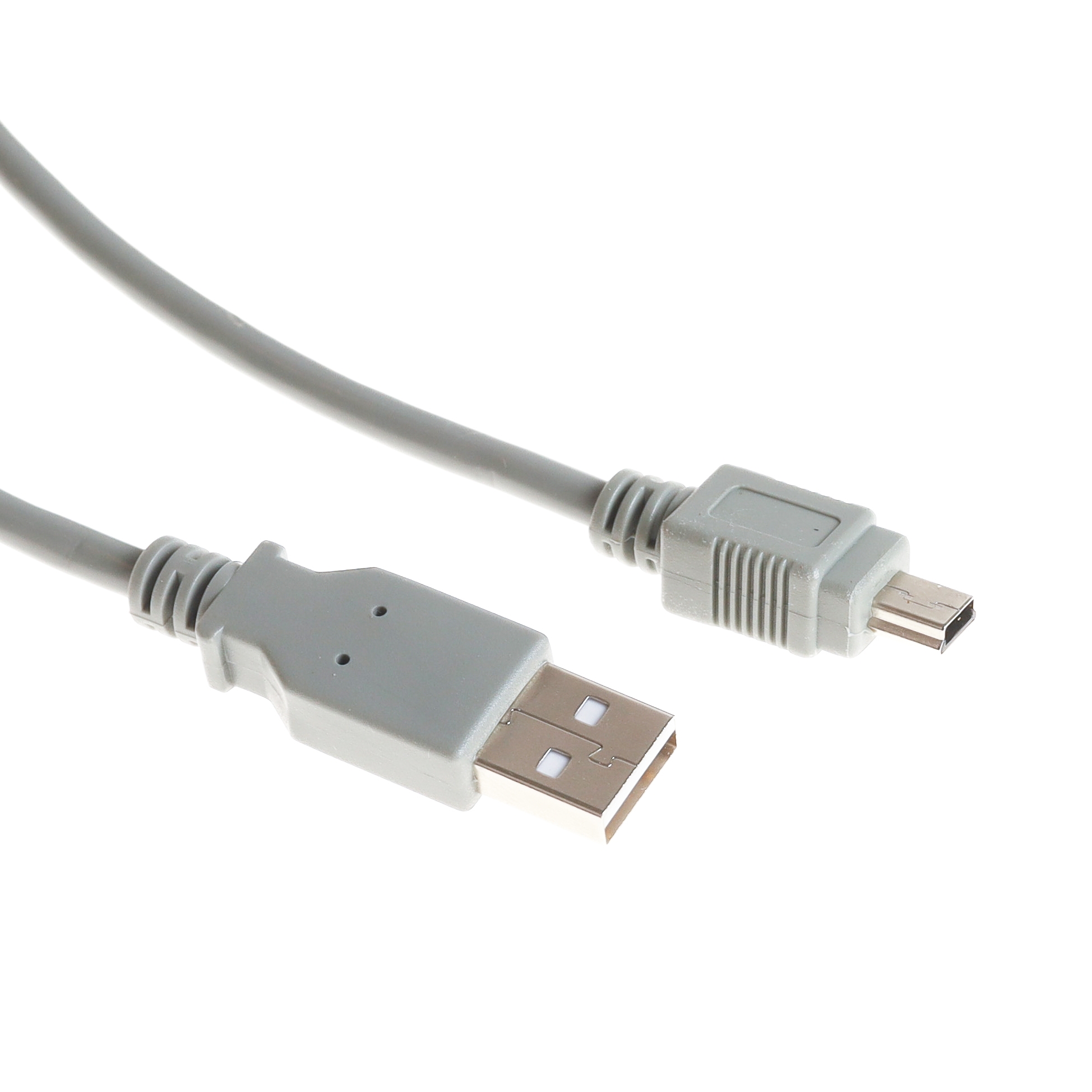 USB 2.0 cable A male to Mini B male 3m grey