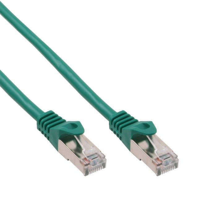 Ethernet patch cable CAT5e 1m GREEN