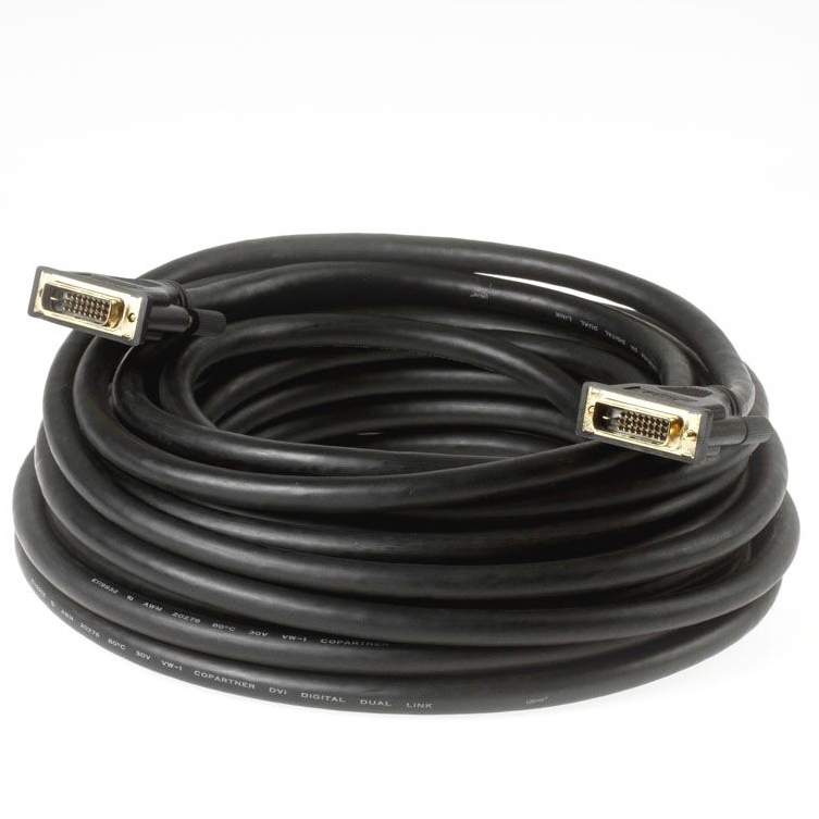 DVI cable DVI-D DUAL-LINK 24+1 15m