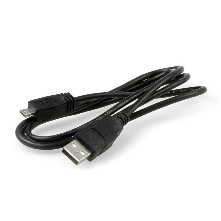 MICRO USB 2.0 cable, plug USB A to Micro B, 1m