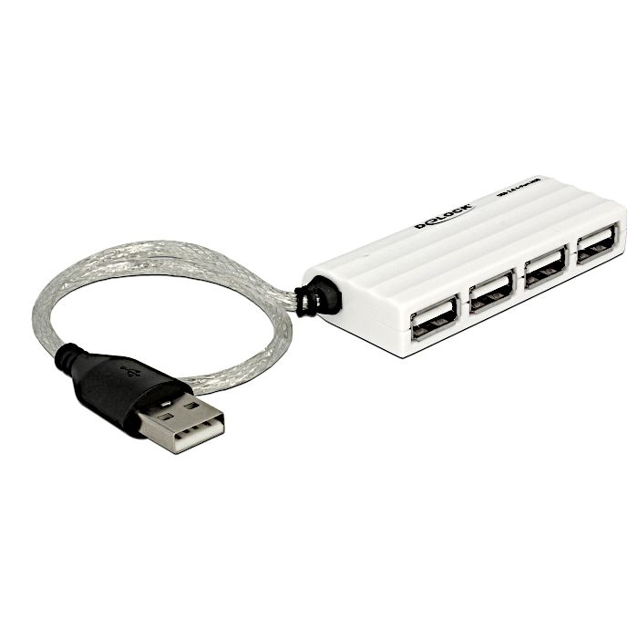 USB 2.0 pocket HUB 4 ports without power supply DELOCK