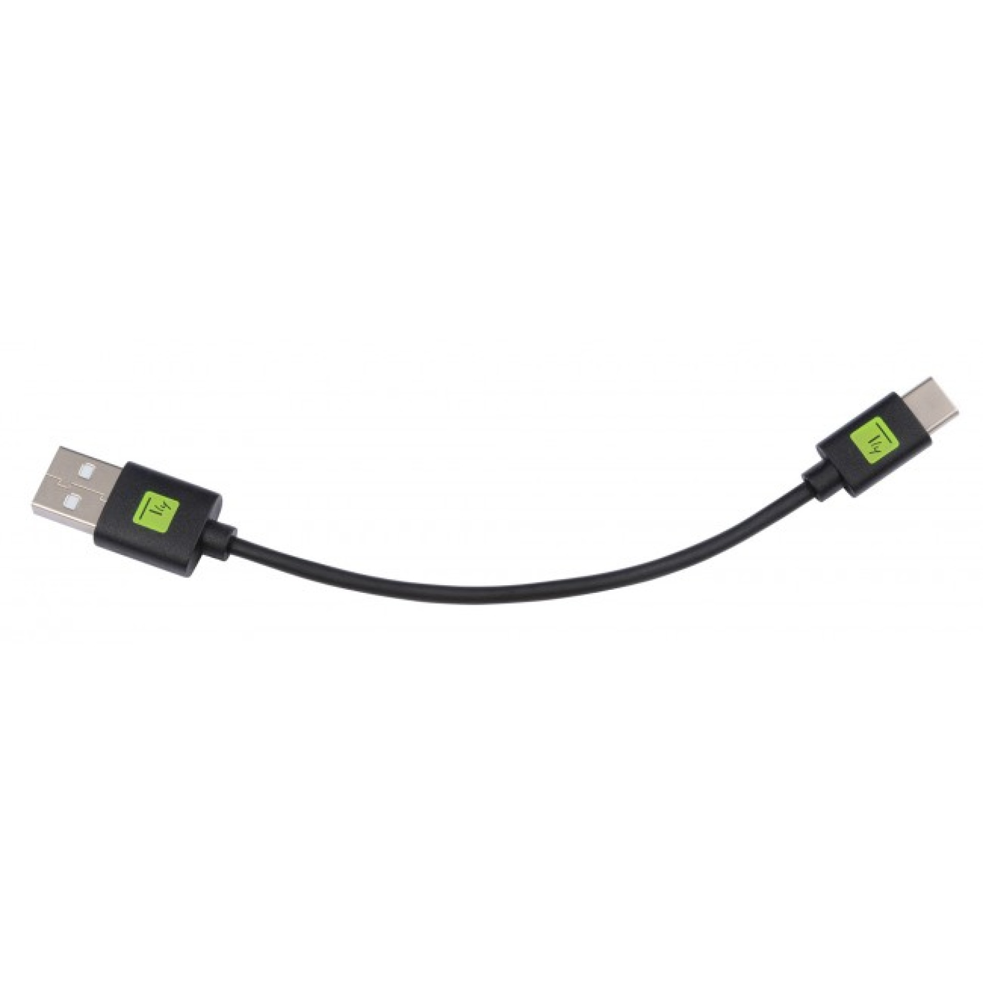 Short USB cable Type-C™ male to USB 2.0 A male 16cm