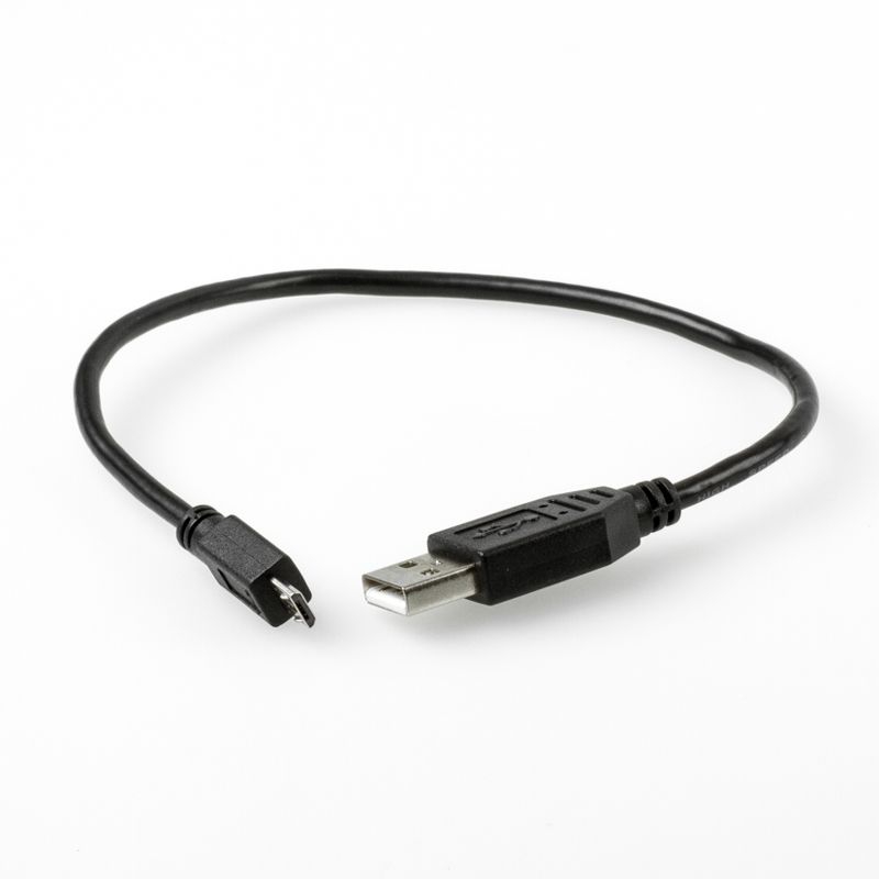 MICRO USB 2.0 cable, plug USB A to Micro B, 30cm