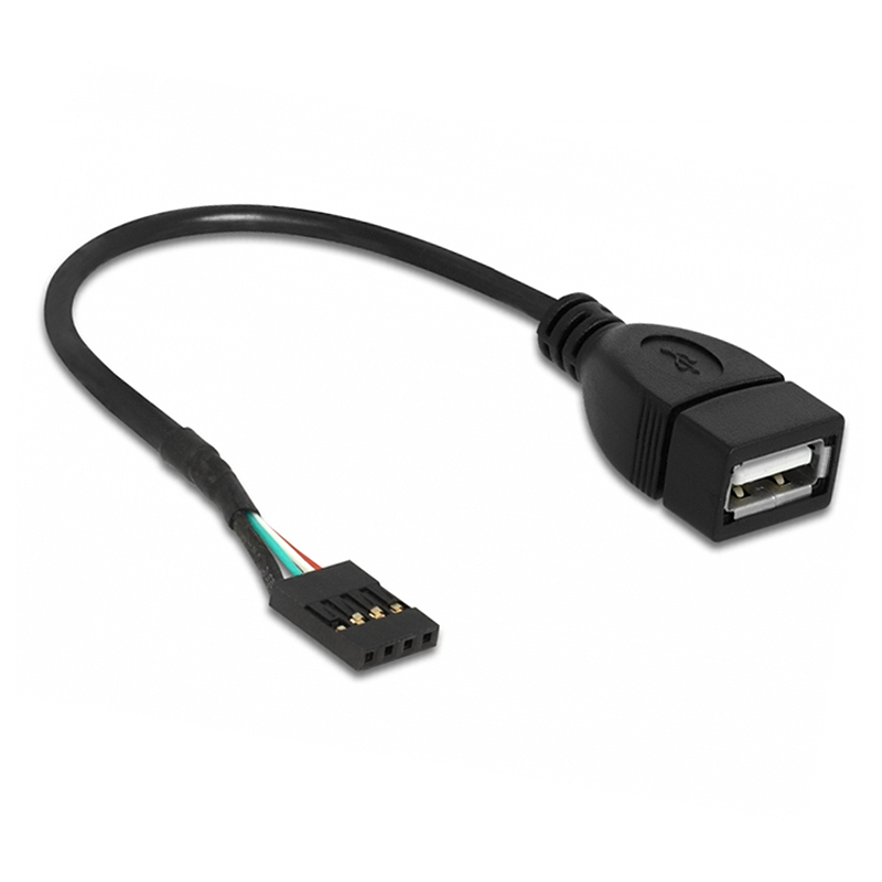 USB 2.0 adapter cable A female to pin header (4 pins)