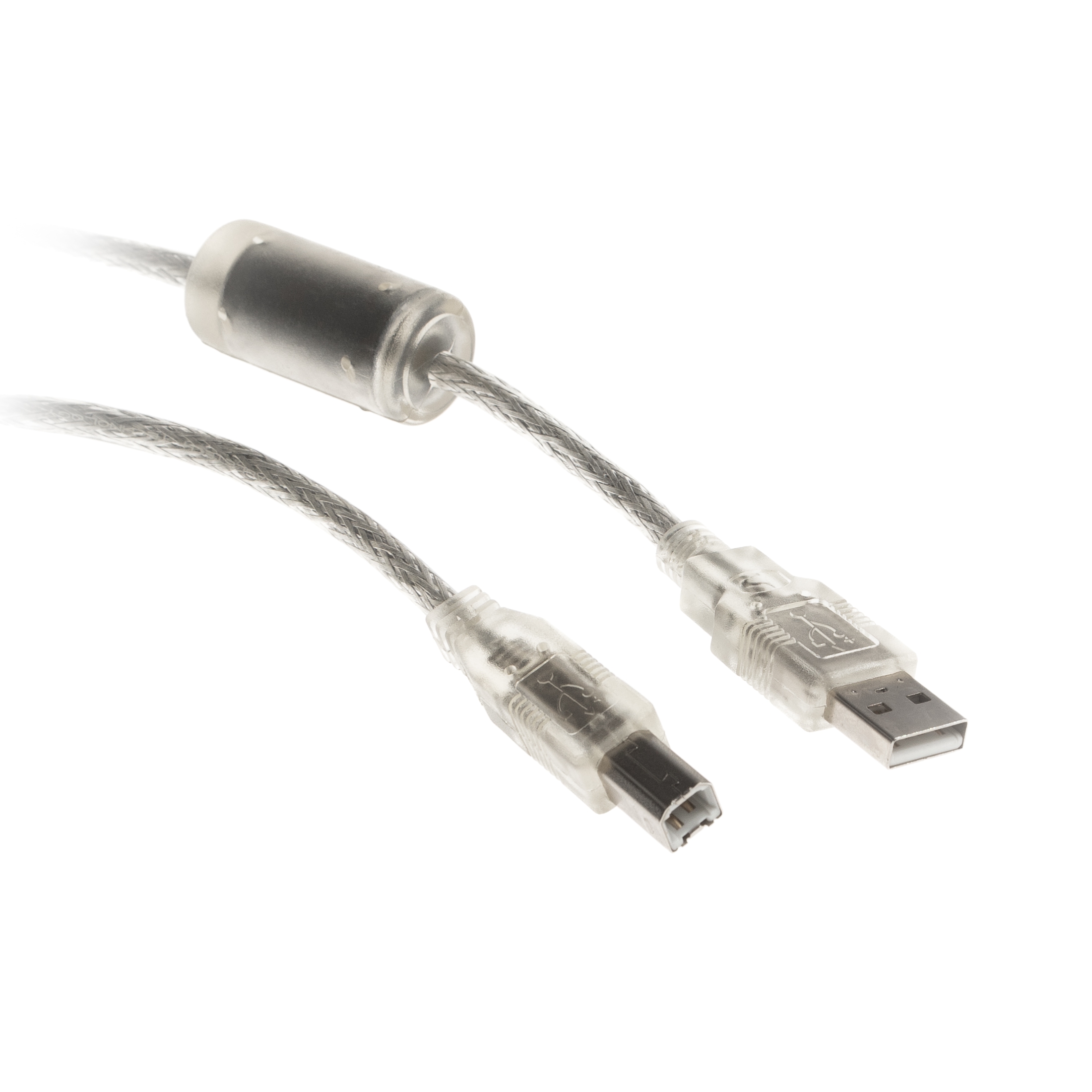 USB 2.0 cable with 1 big ferrite core PREMIUM quality 5m