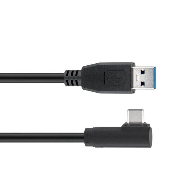 Cable USB Type-C™ male angled to USB 3.0 A male 3m