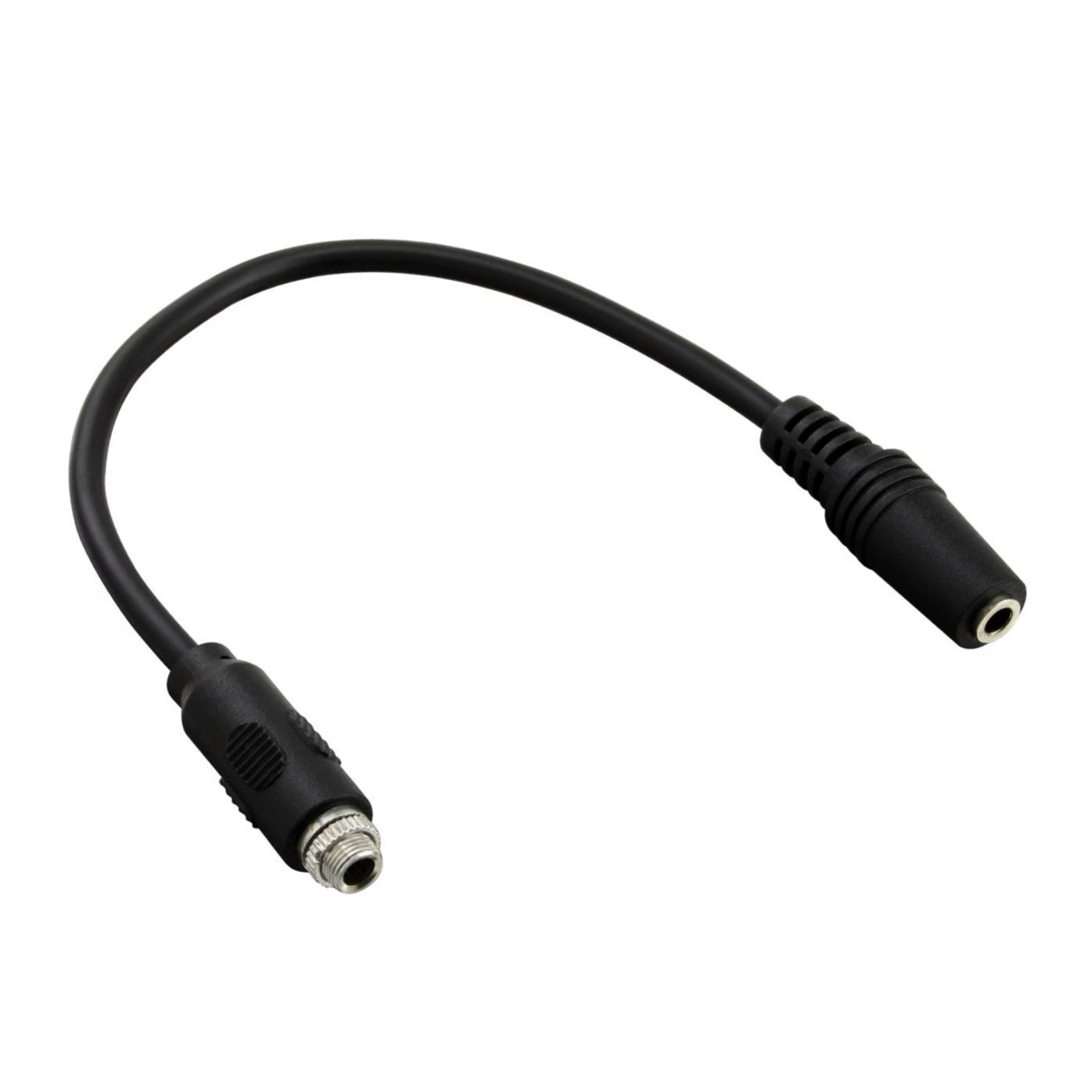 Audio mounting cable 3.5mm stereo with thread and nut