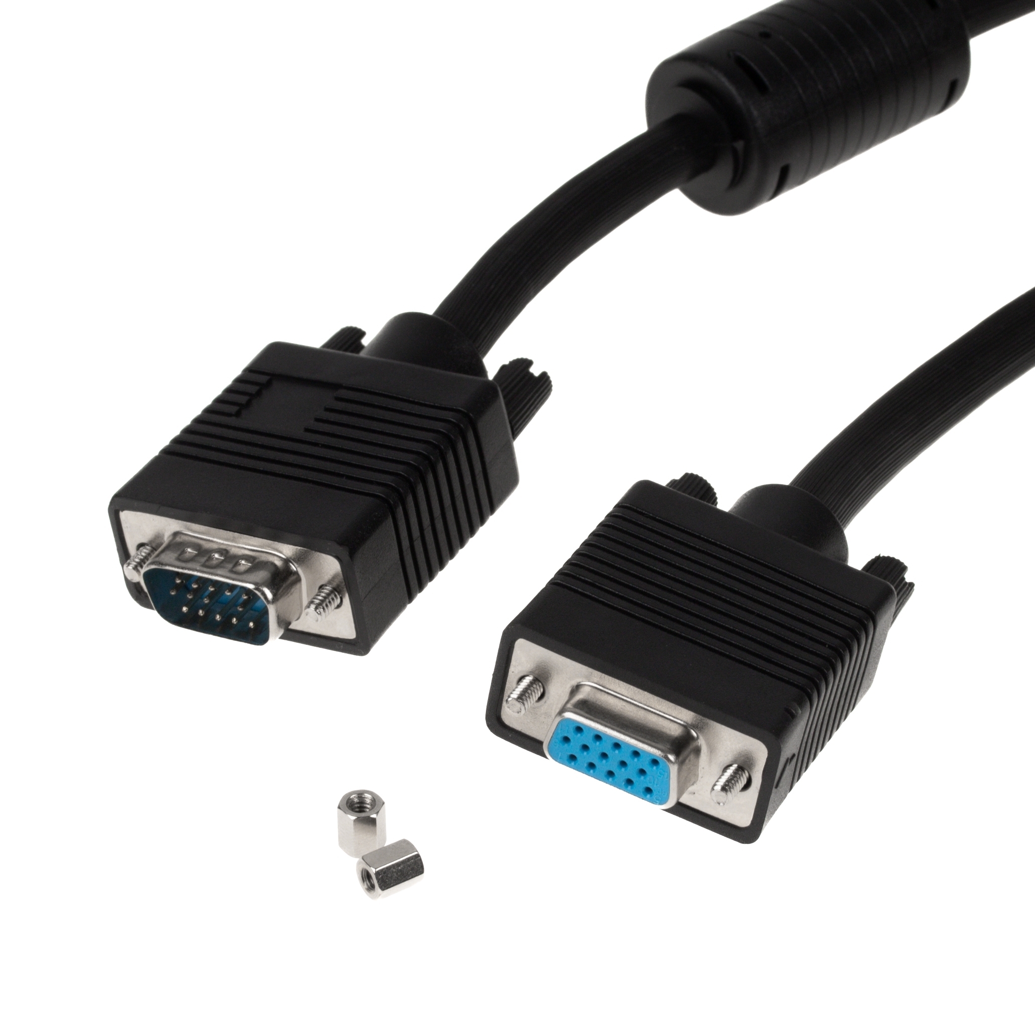 SVGA VGA monitor cable HDDB15 male-female 2m