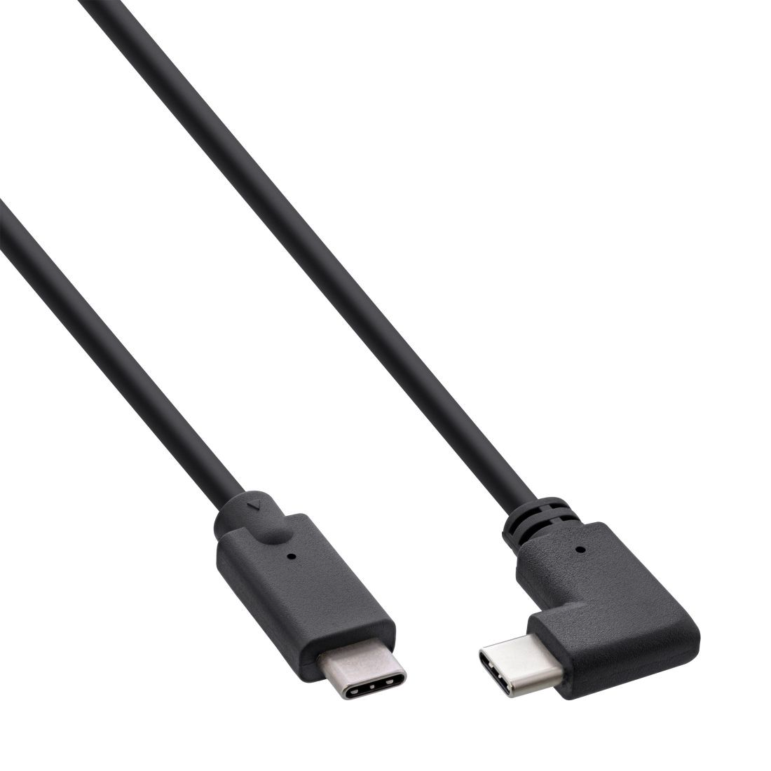 Cable USB Type-C™ male 90° angled to Type-C™ male 30cm