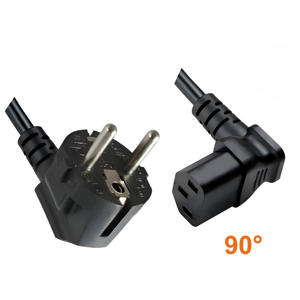 Power cord EUROPE with C13 angled UP 180cm
