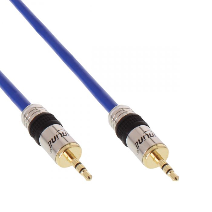 Short audio cable STEREO 2x 3.5 audio jack (TRS) PREMIUM quality 50cm