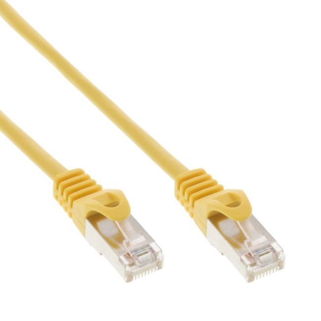Ethernet patch cable CAT5e 2m YELLOW