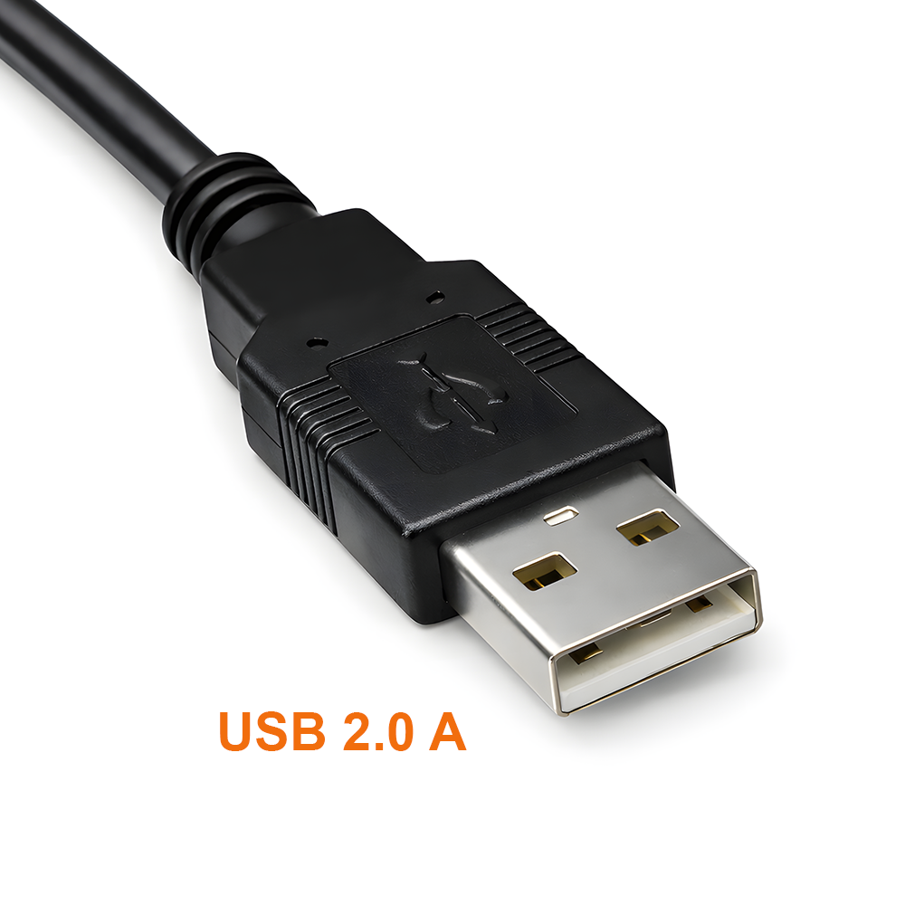 Active USB extension cable USB 2.0 black 5m