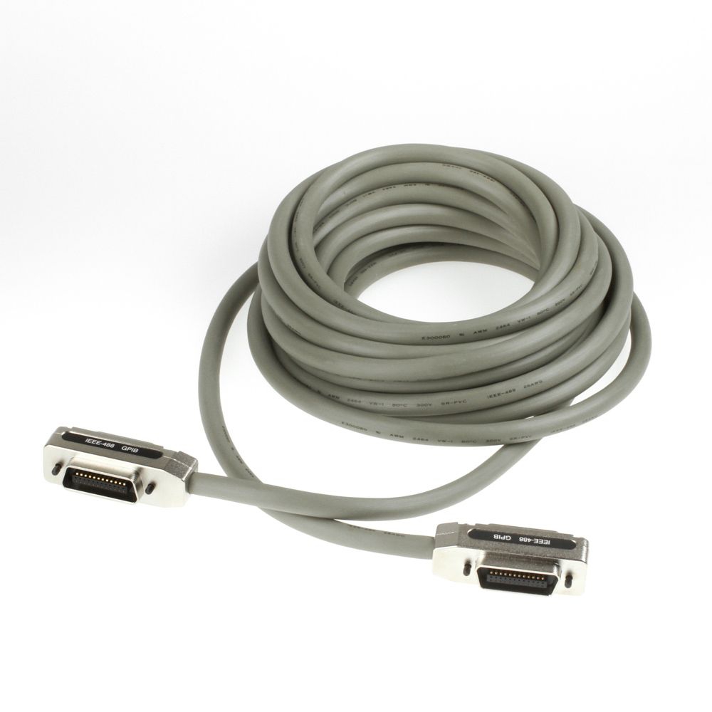 IEEE 488 bus cable GPIB 2x C24 male/female 8m