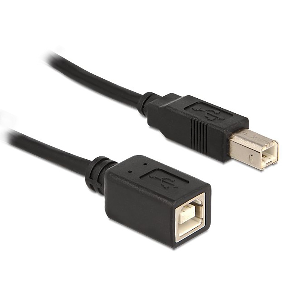 USB extension cable BB male-female 2m black
