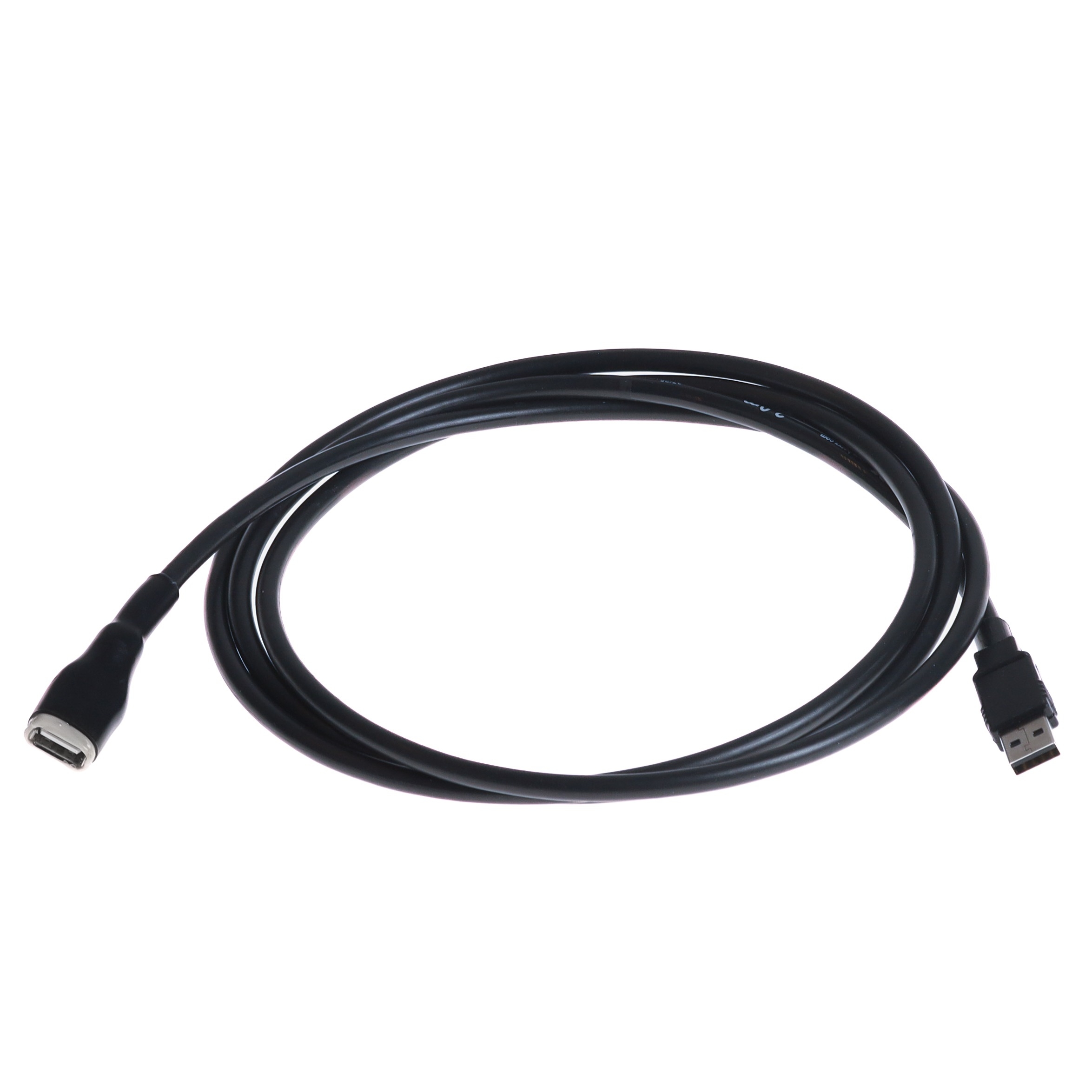 USB 2.0 extension cable PUR for industry + drag chains, Am to Af, 2m