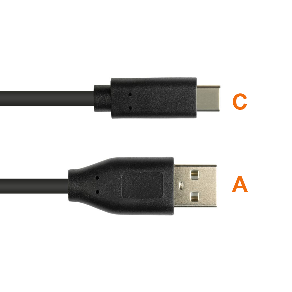 USB cable Type-C™ male to USB 2.0 A male 5m