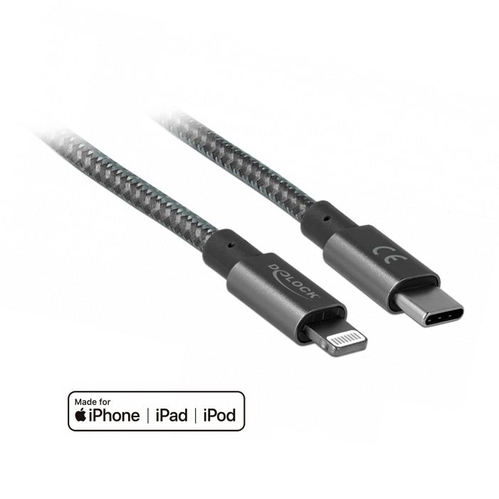 Cable USB Type-C™ to Lightning, 1m, MFI