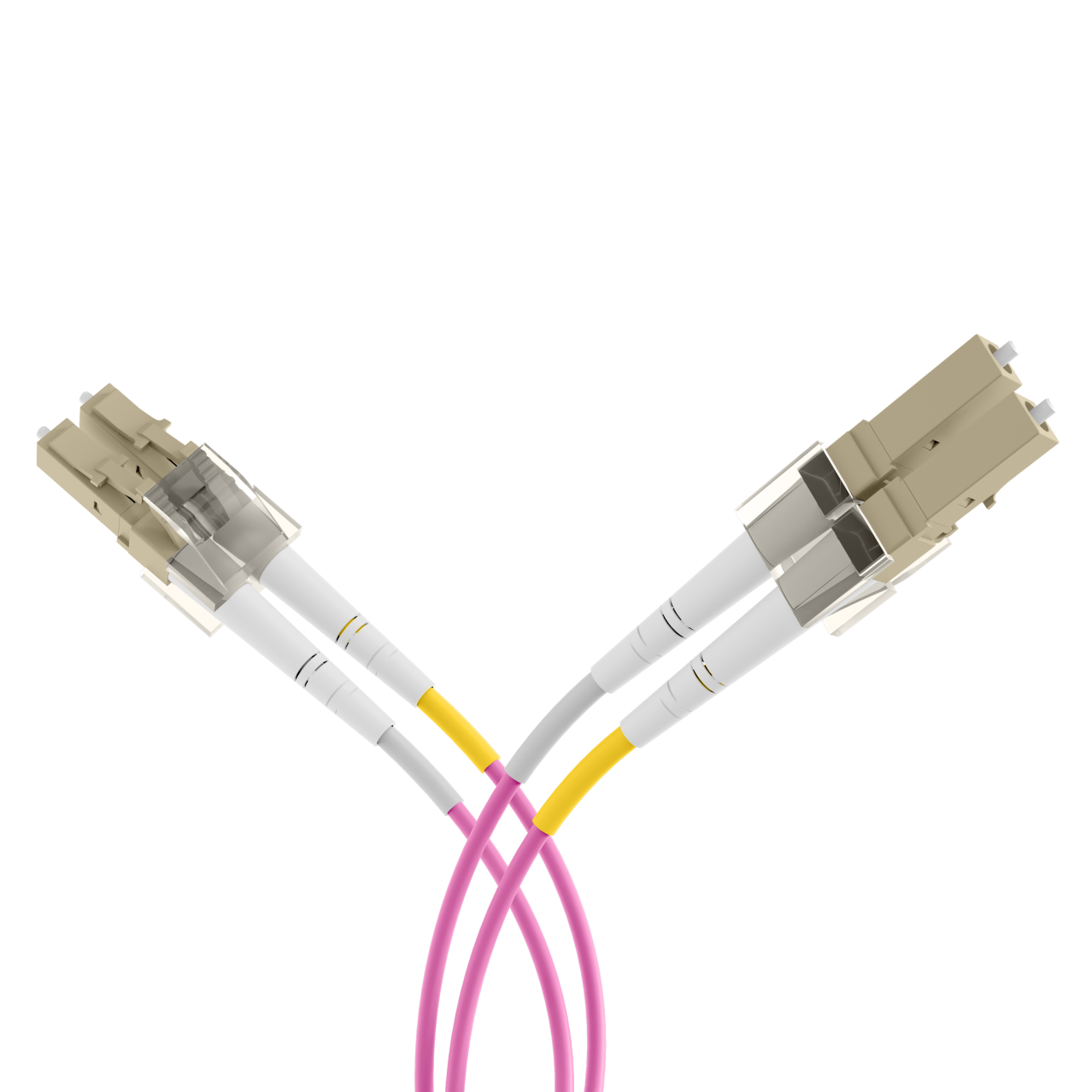 Fibre optic cable LC/LC Duplex 50/125µm OM4 5m