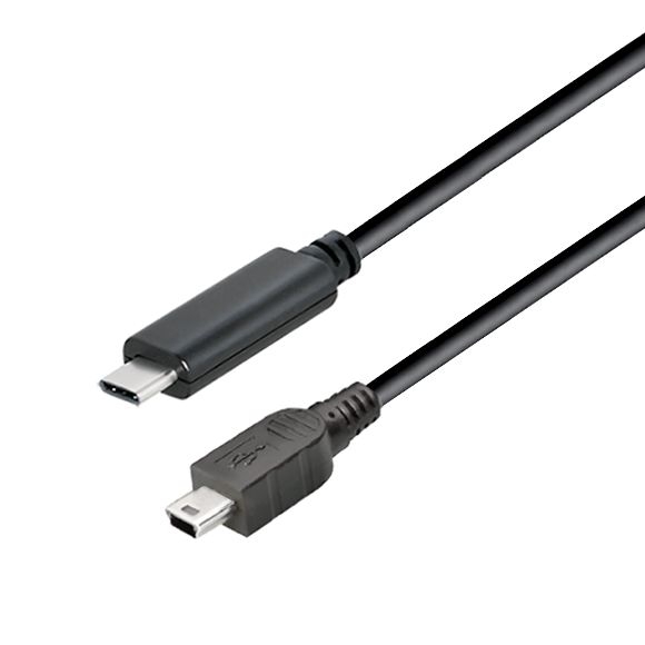 USB cable Type-C™ male to Mini B male 1m